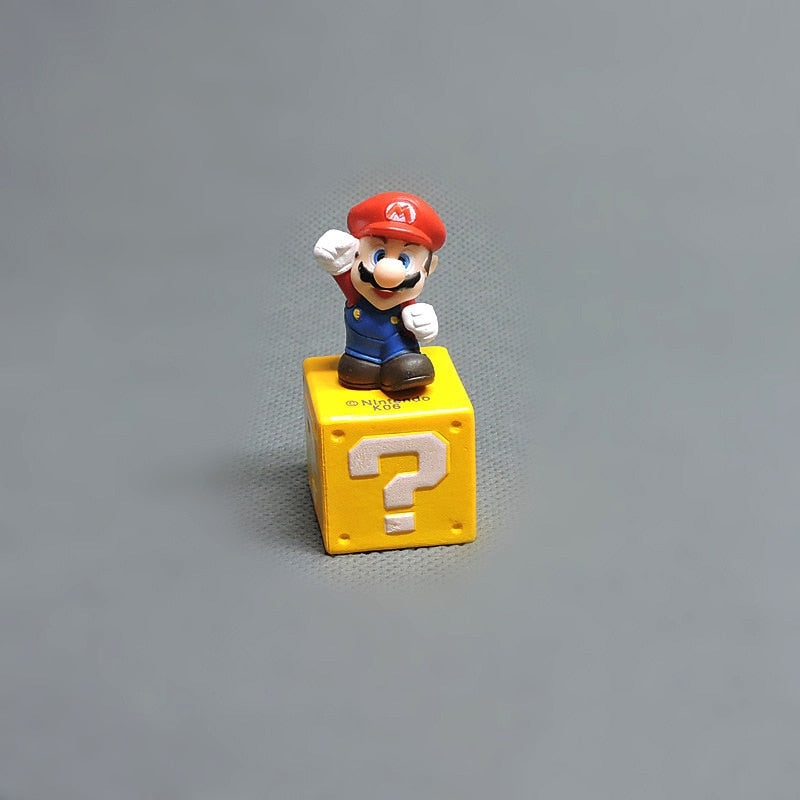 Kit de 5 Peças Decorativas do Super Mario - Action figures