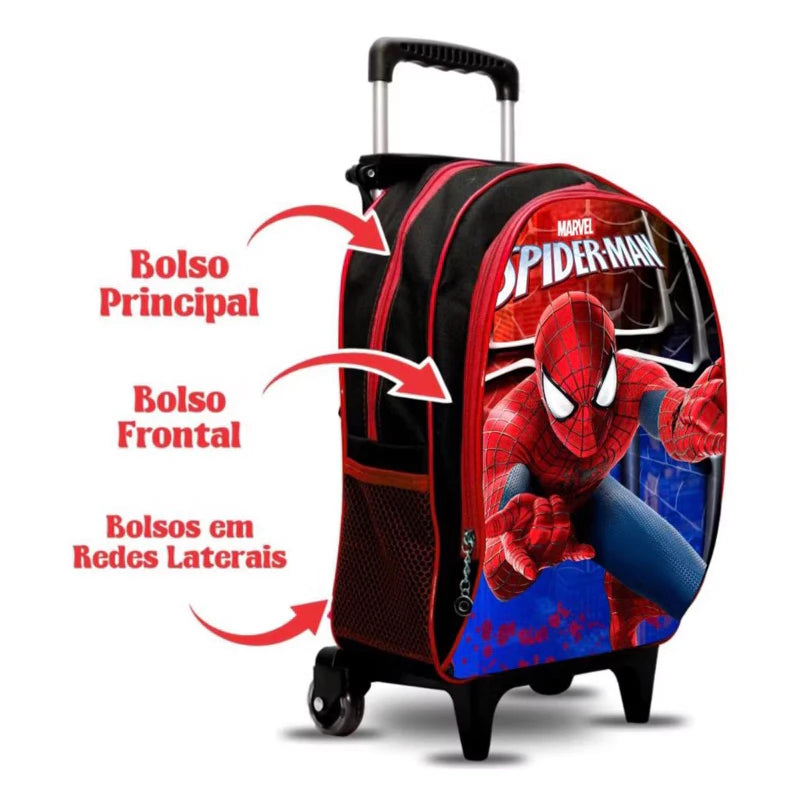 KIT MOCHILA PERSONAGENS INFANTIS - PITCHUKO'S