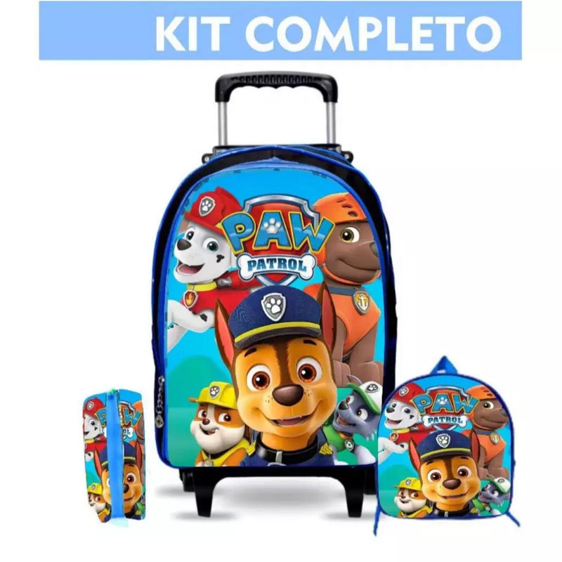 KIT MOCHILA PERSONAGENS INFANTIS - PITCHUKO'S