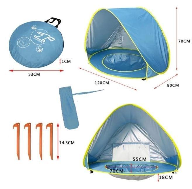 Barraca Bebê com Proteção UV - Tenda Kids - MegaStore