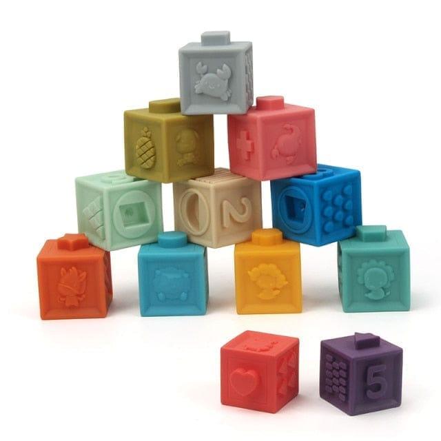 Blocos De Construção 3D Macios Para Bebês (Conjunto) - MegaStore